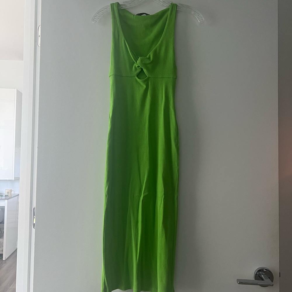 Zara Green Midi Dress